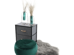 Taburet Kerem verde nou